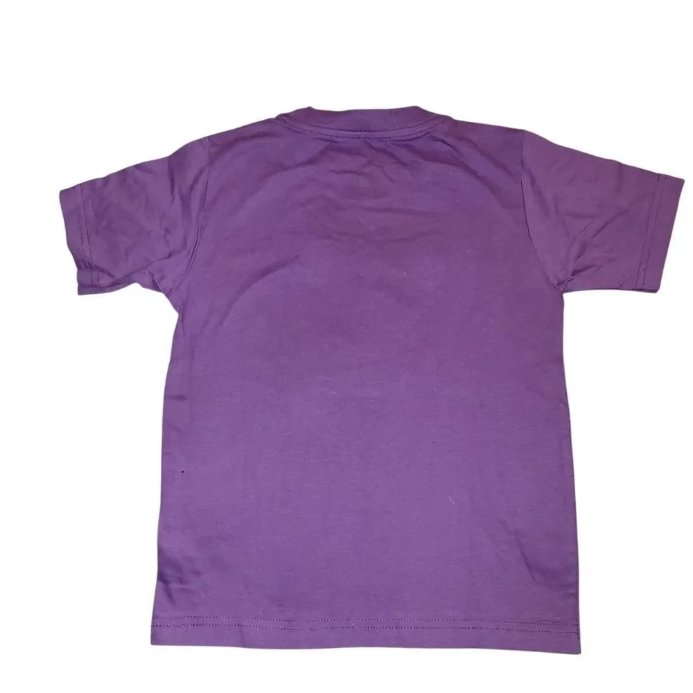 Kids Purple T-Shirt with 'One Love Jamaica' Design